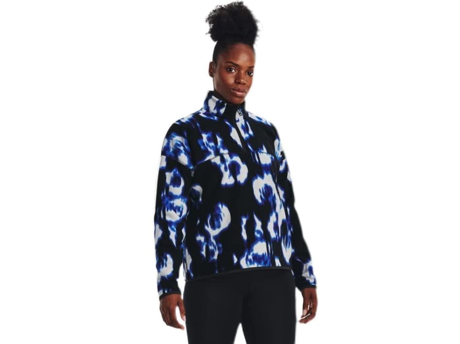 Under Armour - Womens W Printed Turbo 1/4 Fleece Top