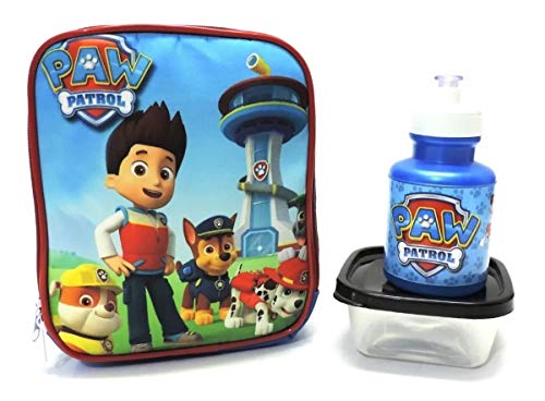 Kit Mochila Patrulha Canina Rodas M Paw Patrol Lancheira F5