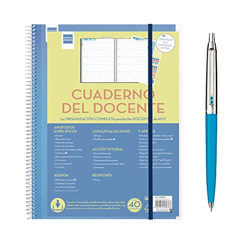Finocam 5340001 - Cuaderno del docente, formato 230x210 mm. La...