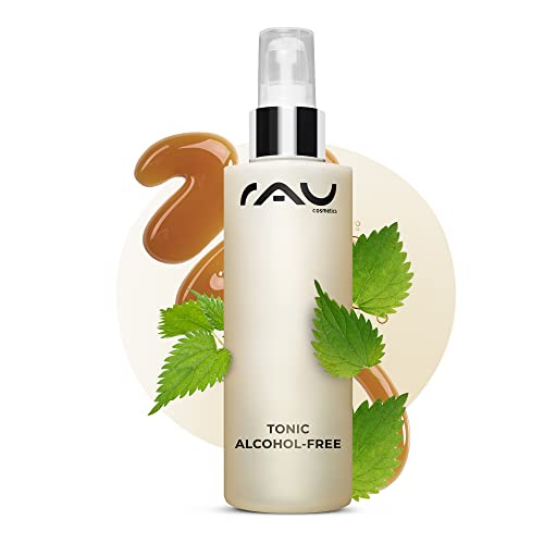 RAU Cosmetics Tonic Alcohol-Free 200 ml - Tonico Viso Senza Alcool con Estratto di Ortica - Per Pelle Sensibile, Secca e Impura - Riequilibrante e Tonificante - Made in Germany