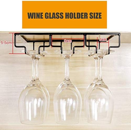 Wall Mounted Wine Rack with Stemware Holder - Metal Storage Shelf for Home Bar or Restaurant, Holds 5 Bottles & 20 Glasses, Perfect Wine Organizer for Space Saving