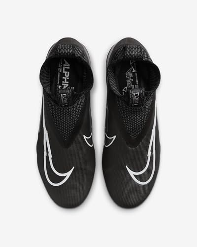 Image of Nike Alpha Menace Elite 3 White /Particle Grey /Opti Yellow /Black Mens Football Cleat.