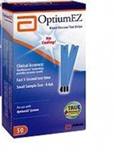 Optium EZ Glucose Monitoring Test Strips ( STRIP, TEST, OPTIUMEZ, 100S ) 100 Each / box