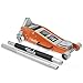 TONDA Floor Jack, 3 Ton Aluminum and Steel Low Profile Hydraulic Car Jack with Dual Pump System, Rapid Lift, Orange