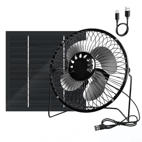Extractor solar de aire de 8" para eliminar calor en camping 2