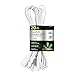 GoGreen Power GG-24720 16/2 20' Household Extension Cord - White