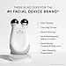 NuFACE Effective Lip & Eye Attachment for Trinity Microcurrent Facial Device, FDA Cleared - Depuffing, Line Smoothing, Plumping & Tightening Treatment for Hard-to-Reach Areas Around Mouth and Eyes
