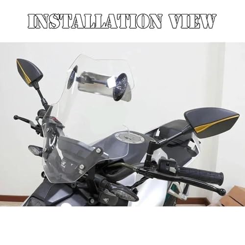 Espejo retrovisor universal ajustable para ABS para Varadero XL 1000 3