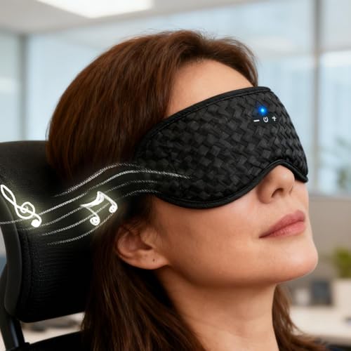 Auriculares cómodos en cobertor ocular inalámbrico con hebilla ajustable 3