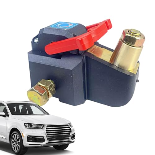 Botón De Desconexión De La Batería Del Coche - Parada del Sistema de Control con Mango Anti-Deslizante | Desconexión de la Batería | Para Vehículos Marinos, Barcos, Autocaravanas,