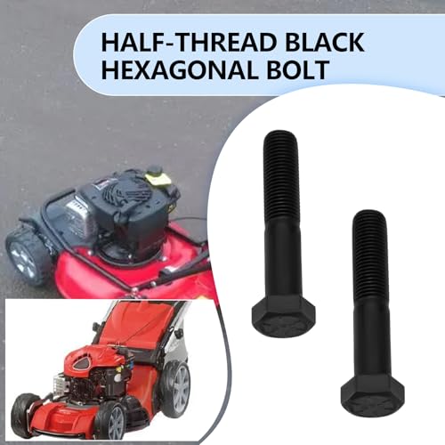 Image of 2Pcs Blade Bolt PTO Shaft Shear Bolts Diameter 9.5 mm (3 /8 Inch 24 UNF) Length 51 mm (2 Inch) Compatible with Castelgarden 12735698 /0 Compatible with Snapper 9-0167 Strength 10.9