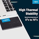 Crucial BX500 500GB 2.5-inch SATA 3D NAND Internal SSD with 550 MB/s and 500 MB/s as Read and Write Speed