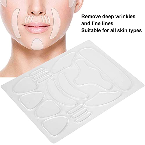 zalati Wrinkle Patches 16pcs Reusable Anti Wrinkle Pads Fine Line Facelift Mask for Face Eye, Mouth - Image 4