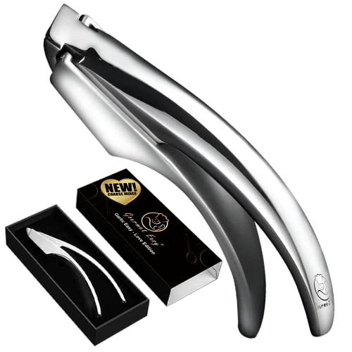 Pressa per aglio in acciaio inox - Ideale pezzi di aglio più grandi | Spremiaglio facile da pulire (non c'è bisogno di sbucciare) | Spremi aglio con 5 anni di garanzia