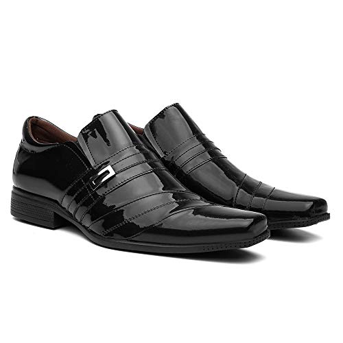 Kit 3 Pares Sapato Social Masculino Veniz Cor:Colorido;Tamanho:38