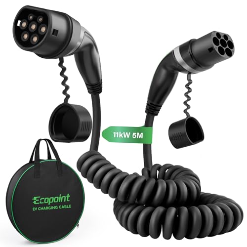 Câble de charge type 2 11kW triphasé 16A mode 3 Mennekes pour recharge EV et PHEV