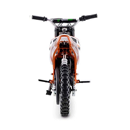 Elityon 190802 Minimoto Eléctrica para Niños Desde 5 o 6 Años, Naranja, 500W y 36V