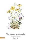  Kalender Alpenblumen-Aquarelle 2013 (CALENDARI 2013)