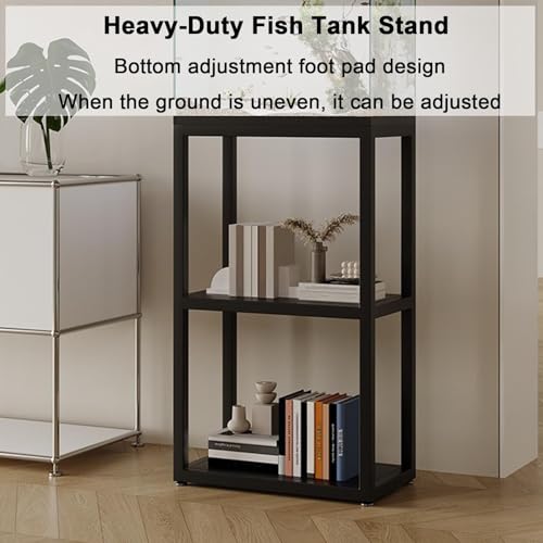 Support d'aquarium en métal meuble multi-niveau ajustable pour reptile - 6