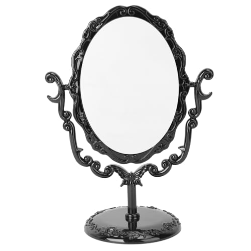 Espejo de Maquillaje Vintage Giratorio para Escritorio