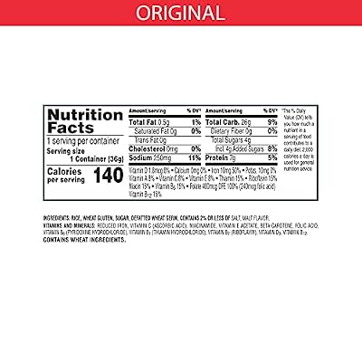 Kellogg's Special K Breakfast Cereal Bulk Pack, Original (6 Boxes 18 oz) and Original Cereal Cups (12 Cups, 1.25 oz)