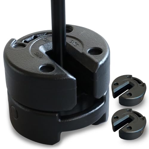 [クイックキャンプ] テント タープ マルシェ マルチウエイト 6kg/10kg ブラック/ブラウン 2個セット/4個セット 重り おもり 重し 固定 アウトドア イベント ゴール 看板 片手 持ち運び 簡単