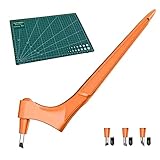 Grad Craft Schneidwerkzeuge Carving Craft Messer Set mit 3 Ersatzklingen und 1 Schneidematte Edelstahl Handwerksmesser Craft Art Schneidemesser-Werkzeug für Handwerk,Scrapbooking,Schablone