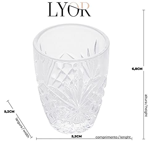 Copo de Shot de Vidro Sortido 65ml - Lyor