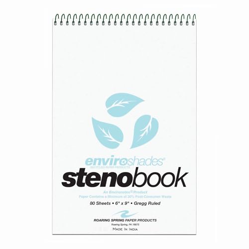 Steno livres Paper Products Enviroshades bleu lot de 4 pour ne plus perdre vos notes
