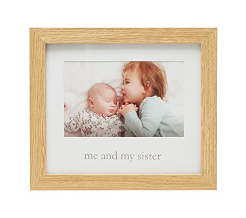 Image of Kate & Milo Me & My Sister Frame, Sibling Keepsake Frame, Baby Nursery Décor Wall Art Picture Frame