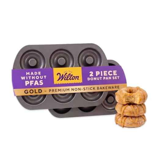 Wilton Non-Stick 6-Cavity Donut Baking Pans, 2-Count