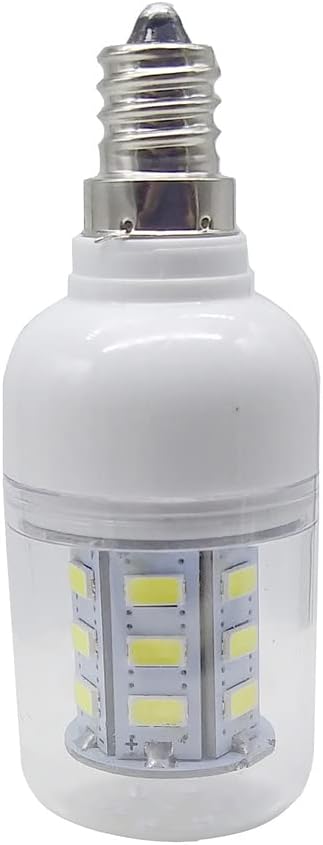 hntoolight LED Bulb Lights E12 No Flicker AC110V 220V 24LED Daylight 3W 20 Watt Equivalent