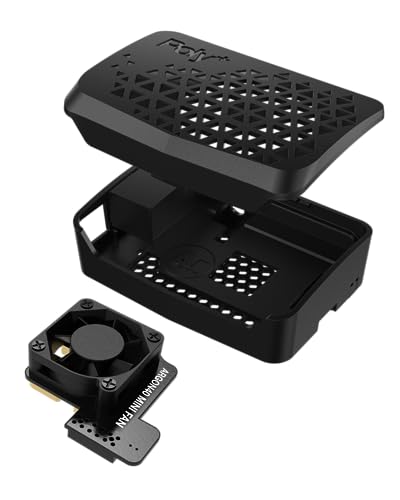 Argon Poly+ Case for Raspberry Pi 4 - PWM Fan Heatsink Removable Top