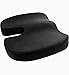 Egoist Zone Coccyx Orthopedic Memory Foam Seat Cushion - Car Seat Office Chair Wheelchair Cushion - Posture Tailbone Coccyx Back Support - Black Chair Pads - Ideal Gifts for Women Men