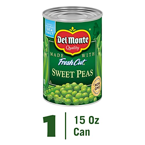 Del Monte Sweet Peas Canned Vegetables, 15 Oz Can #TOP1