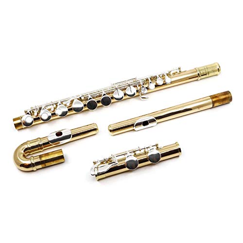 Trevor James Copper Alloy Alto Flute, Straight and Curved Headjoints