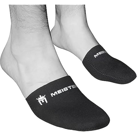 Meister 2.5mm Thermal Neoprene Toe Warmer Booties for Cycling, Running, Hiking & Ice Baths (Pair) - Black Cover