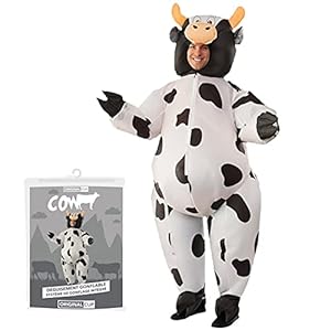 Vaca Camello Inflable | Traje Peculiar Tamaño Adulto | Poliéster Cómodo | Resistente | Sistema de inflación Incluido | OriginalCup®