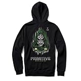 Primitive Men's Doom Long Sleeve Pullover Hoodie Black M