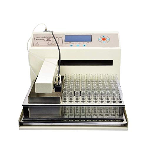 YUCHENGTECH Programmed Automatic Fraction Collector LCD Distillate for HPLC Low Pressure Chromatography with Timing and Droplet Collection 100 Collection Tube CBS-A