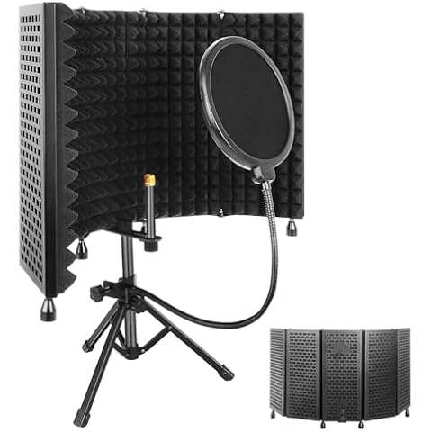 Hasfu Studio Microphone Isolation Shield Cover