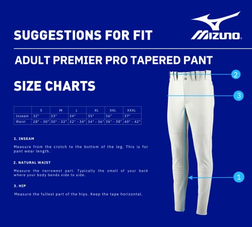 Mizuno Calça afunilada masculina Premier Pro