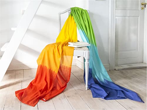 HANS NATUR Bio-Spieltuch Regenbogen aus 100% GOTS-zertifizierter Bio-Baumwolle, 115 x 280 cm – Bild 5
