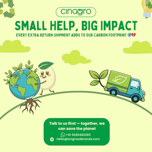 Cinagro Plants Drip Irrigation Kit | Watering Kit for Home Garden, Farming & Agriculture Purposes (10 Plants Kit)