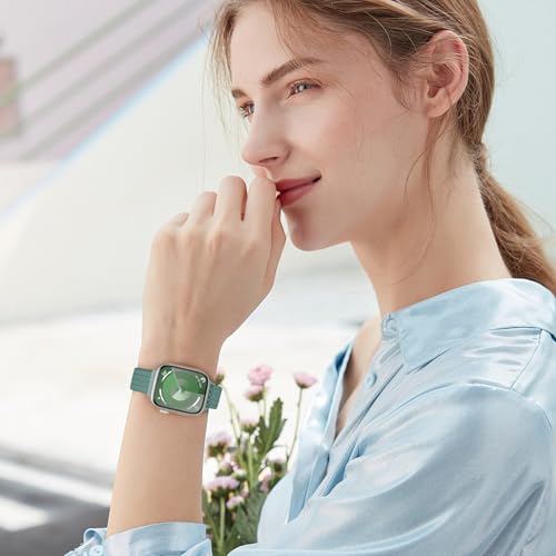 Image of Slim Braided Bands for Apple Watch Band 40mm 41mm 42mm 38mm 46mm 44mm 45mm 49mm Women,Stretchy Solo Loop Nylon Elastic Thin Narrow Skinny Strap for iWatch Ultra 3 SE 3 Series 11 10 9 8 7 6 5 4 3 2 1