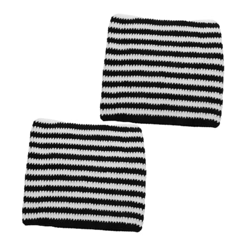 Bonnet chat lot de 2 rayé et chaud Ipetboom pour filles et femmes