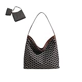 Women's Large Capacity Shoulder Handbags, Geometric Pattern Tote Bag with Large...