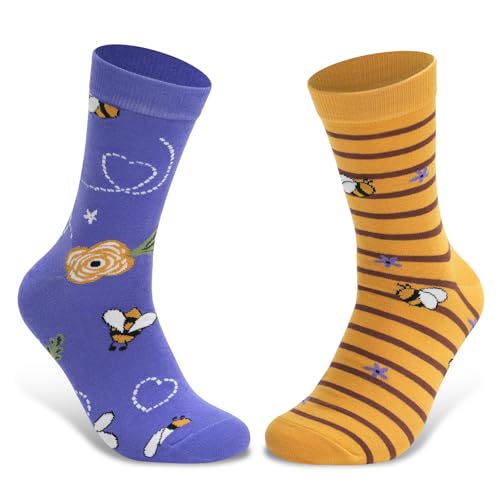 Lusibaka Simply The Best Novelty Socks For Women Men,Funny Gift Birthday Keepsake Gift Unisex Brothers,Sisters,Mothers Day 5-9 (UK, Numeric, 5, 9, Regular, Regular, Bee)