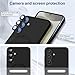 Slim Case for Samsung Galaxy S24 Plus 5G, [Camera Lens Protector][Mag-Safe] Thin Metal Matte Silicone Soft Rubber S24 Plus Phone Case, Magnetic Wireless Charging Cover for Samsung S24+ Plus (Black)
