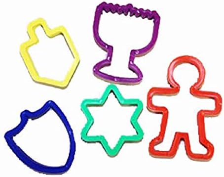 Chanukah Cookie Cutters - 5 Shaped Cutters